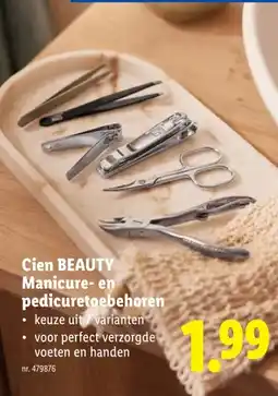 Lidl Cien BEAUTY Manicure- en pedicuretoebehoren aanbieding
