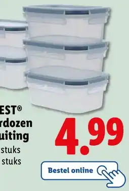Lidl SILVERCREST Set bewaardozen met kliksluiting aanbieding