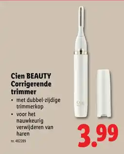 Lidl Cien BEAUTY Corrigerende trimmer aanbieding