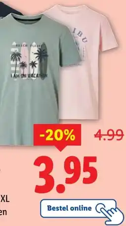 Lidl LIVERGYⓇ T-shirt aanbieding