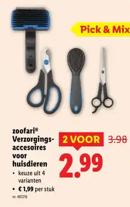 Lidl zoofari Verzorgings accesoires voor huisdieren aanbieding