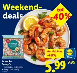Lidl Ocean Sea Scampi's aanbieding