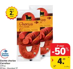Carrefour Zachte chorizo Carrefour aanbieding
