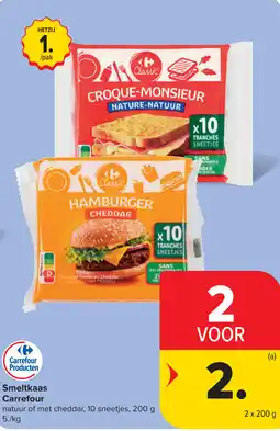 Carrefour Smeltkaas Carrefour aanbieding
