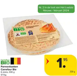 Carrefour Pannenkoeken Carrefour Bio aanbieding