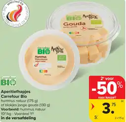 Carrefour Aperitiefhapjes Carrefour Bio aanbieding