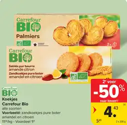 Carrefour Koekjes Carrefour Bio aanbieding