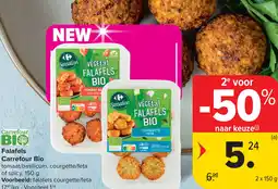Carrefour Falafels Carrefour Bio aanbieding