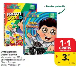 Carrefour Doctor Scritch Ontbijtgranen aanbieding