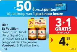 Carrefour St Feuillien bier aanbieding