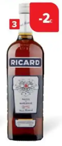 Carrefour Ricard pastis 45% aanbieding