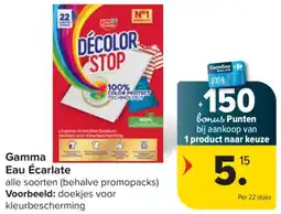 Carrefour Eau Écarlate gamma aanbieding
