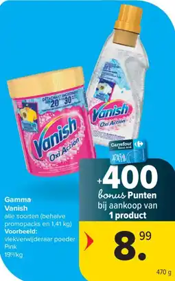 Carrefour Vanish gamma aanbieding