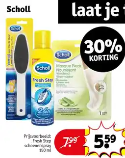 Kruidvat Scholl aanbieding