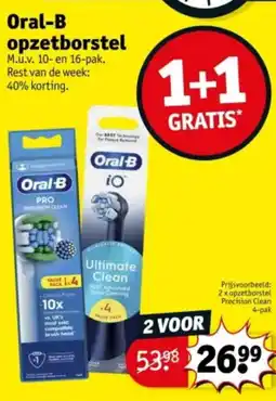 Kruidvat Oral-B opzetborstel aanbieding