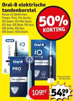 Kruidvat Oral-B elektrische tandenborstel aanbieding