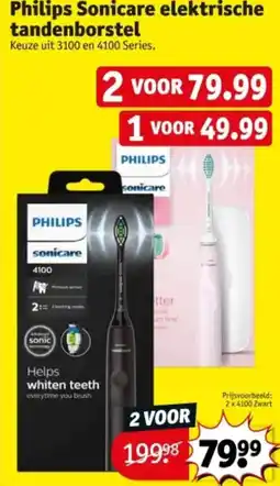 Kruidvat Philips Sonicare elektrische tandenborstel aanbieding