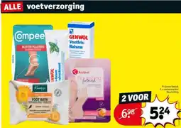 Kruidvat Alle voetverzorging aanbieding