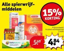 Kruidvat Alle spierwrijf middelen aanbieding