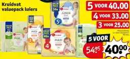 Kruidvat Kruidvat valuepack luiers aanbieding