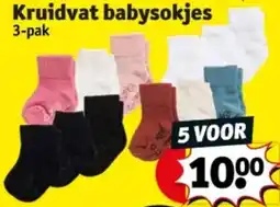 Kruidvat Kruidvat babysokjes aanbieding