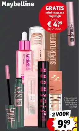 Kruidvat Maybelline aanbieding