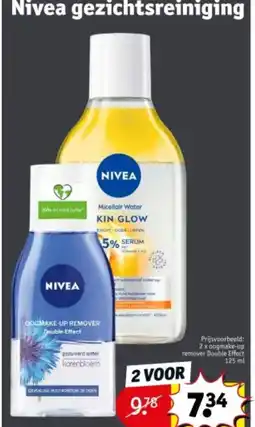 Kruidvat Nivea gezichtsreiniging aanbieding