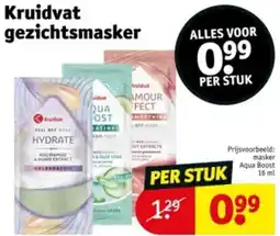 Kruidvat Kruidvat gezichtsmasker aanbieding