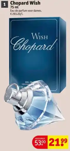 Kruidvat Chopard Wish aanbieding