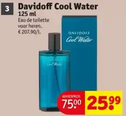 Kruidvat Davidoff Cool Water aanbieding