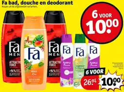 Kruidvat Fa bad, douche en deodorant aanbieding