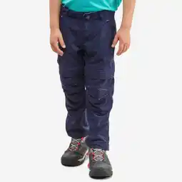 Decathlon Wandelbroek voor kinderen MH500 afritsbaar blauw 2-6 jaar aanbieding