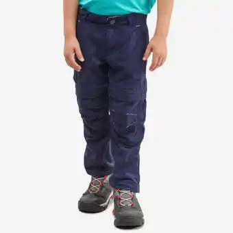 Decathlon Wandelbroek voor kinderen MH500 afritsbaar blauw 2-6 jaar aanbieding