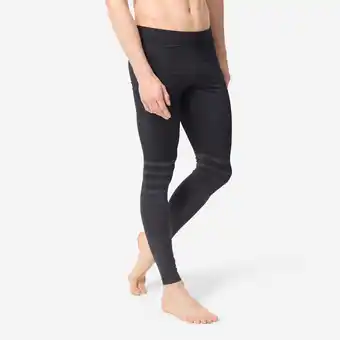 Decathlon Uv-werende surflegging voor heren 100 blauwgrijs aanbieding