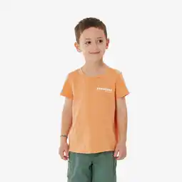 Decathlon Wandel-T-shirt voor kinderen NH100 oranje 2-6 jaar aanbieding