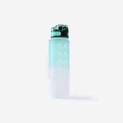 Decathlon Motiverende drinkfles voor fitness 1 liter groen aanbieding