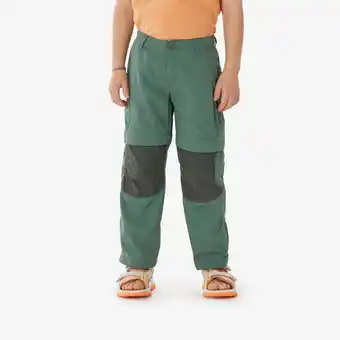 Decathlon Afritsbare wandelbroek voor kinderen 2-6 jaar MH500 groen aanbieding