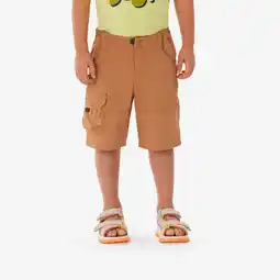 Decathlon Wandelshort voor kinderen MH500 bruin 2-6 jaar aanbieding