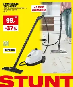 Hubo Karcher SC2 EasyFix stoomreiniger aanbieding