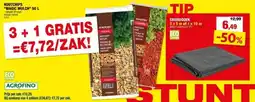 Hubo Garden Plus Anti-worteldoek 10x1 m 90g/m² zwart aanbieding