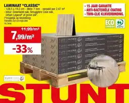 Hubo Eurohome CLASSIC laminaat 2,47m² greenland oak aanbieding