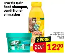 Kruidvat Fructis Hair Food shampoo conditioner en masker aanbieding