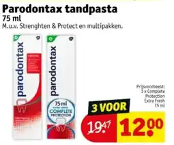 Kruidvat Parodontax tandpasta aanbieding