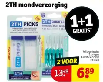 Kruidvat 2TH mondverzorging aanbieding