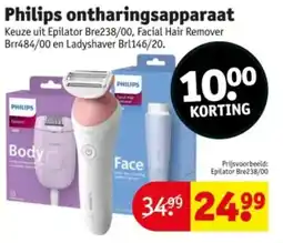 Kruidvat Philips ontharingsapparaat aanbieding