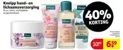 Kruidvat Kneipp hand- en lichaamsverzorging aanbieding
