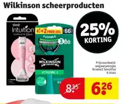 Kruidvat Wilkinson scheerproducten aanbieding