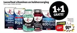 Kruidvat Lucovitaal vitaminen en huidverzorging aanbieding