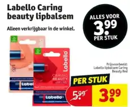 Kruidvat Labello Caring beauty lipbalsem aanbieding