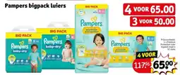 Kruidvat Pampers bigpack luiers aanbieding
